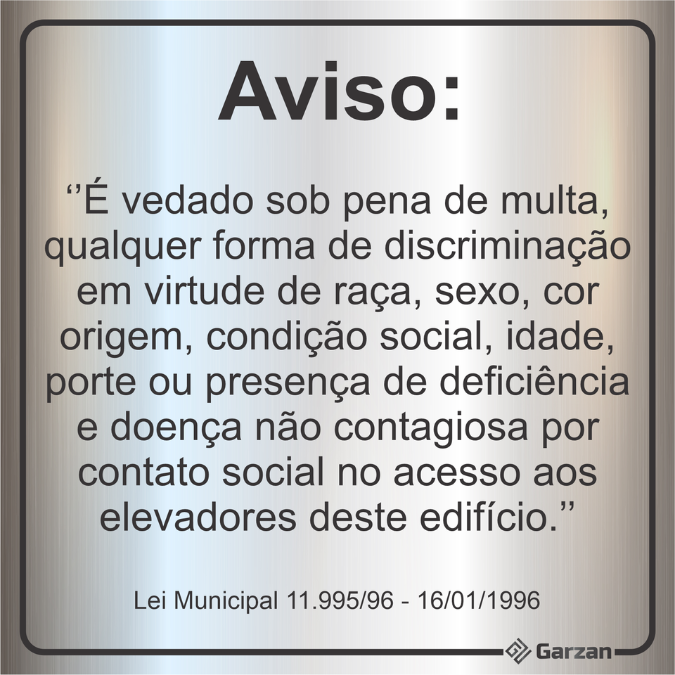 Aviso – Garzan Placas