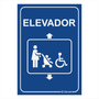 Placa de Sinalização "Elevador"