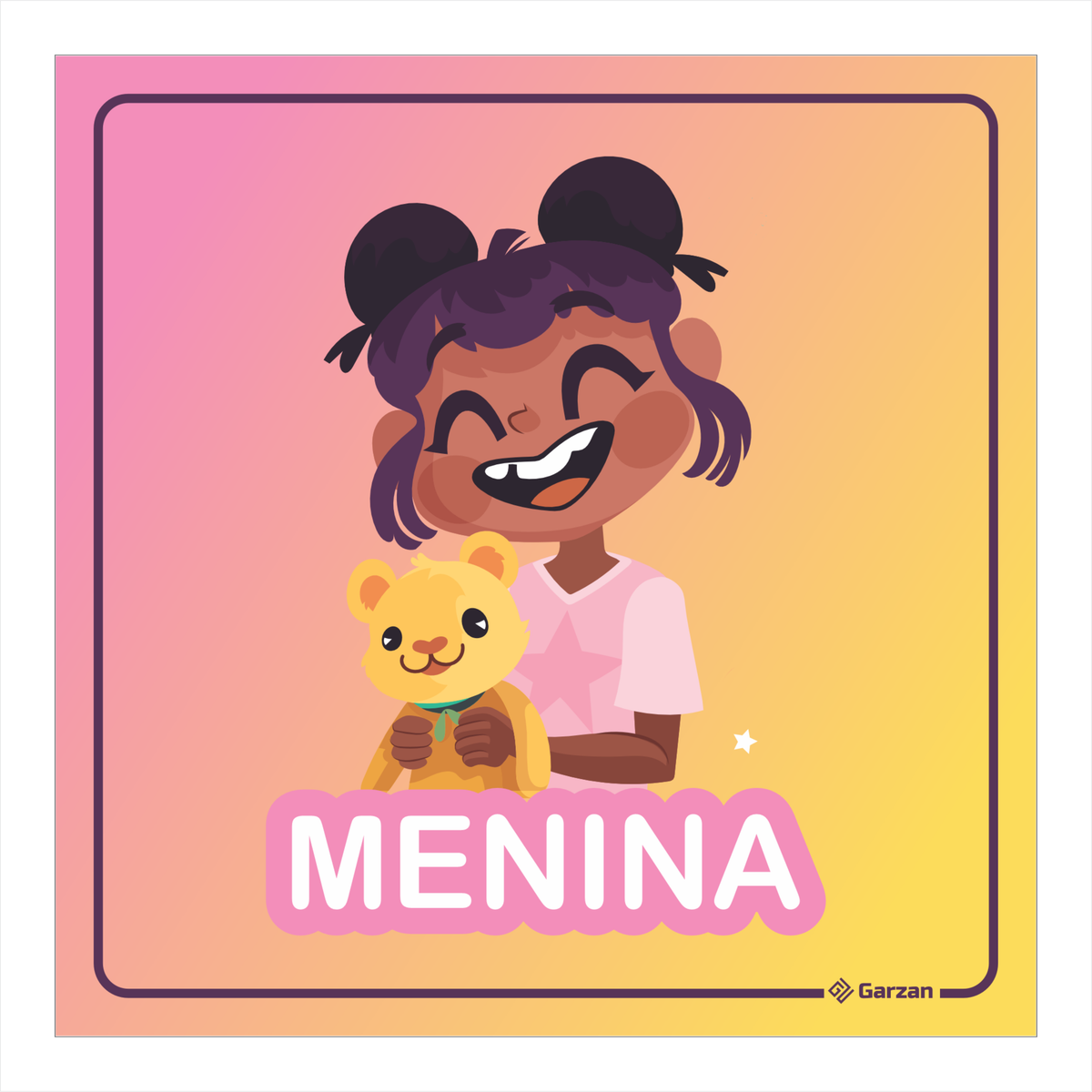 Placa de Sinalização Para Banheiro Infantil Menino / Menina"