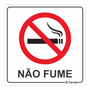 Placa de Sinalização Proibido Fumar