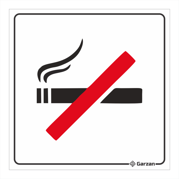 Placa de Sinalização Proibido Fumar