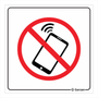 Placa de Sinalização Proibido Celular