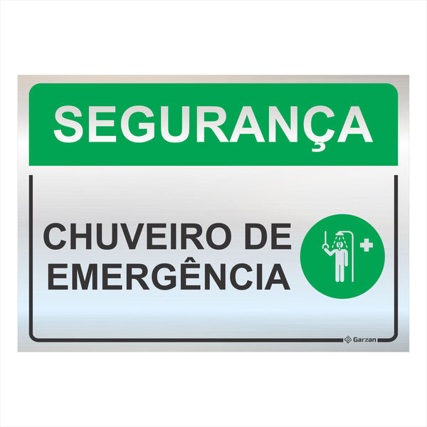 Placas de Sinalização Para Segurança de EPI - Modelos Diversos - em Alumínio