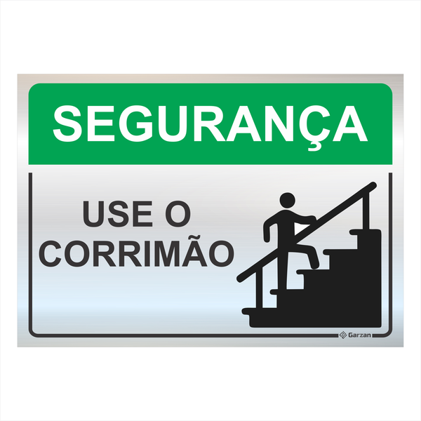 Placas de Sinalização Para Segurança de EPI - Modelos Diversos - em Alumínio