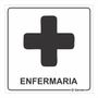 Placa de Sinalização Para Setores - Enfermaria