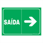 Placa de Sinalização "Saída de Emergência"