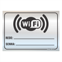 Placa de Sinalização Para Wifi - em Alumínio
